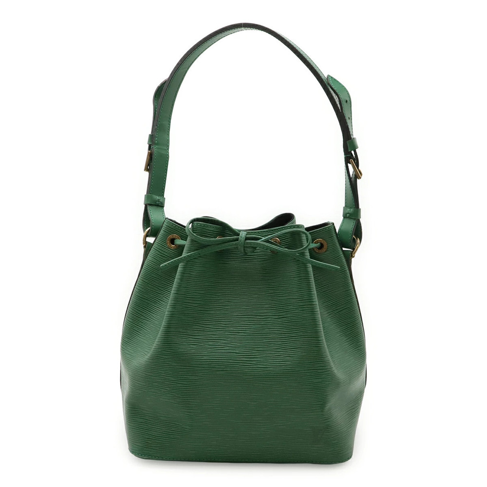 LOUIS VUITTON Epi Shoulder Bag Hobo Drawstring Borneo Green